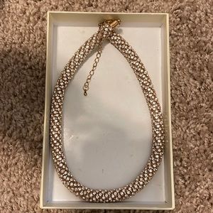 Necklace white stones